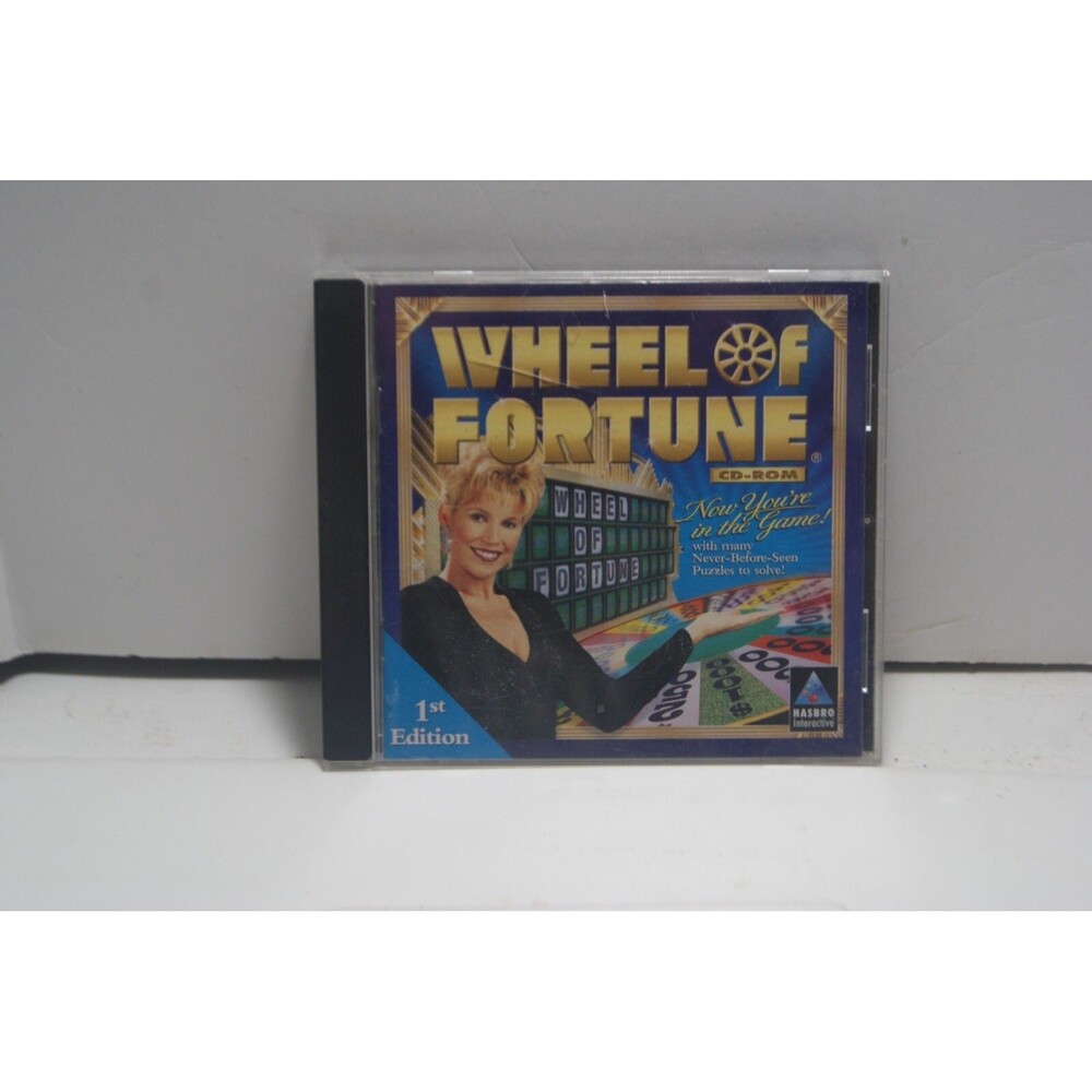 Wheel of Fortune CD-ROM PC Computer Game 1998 1st Edition Hasbro Interactive